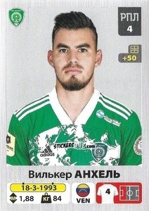 Sticker Анхель Вилькер / Wilker Ángel - Russian Premier League 2020-2021 n. 277 - Panini