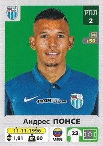 Sticker Andrés Ponce