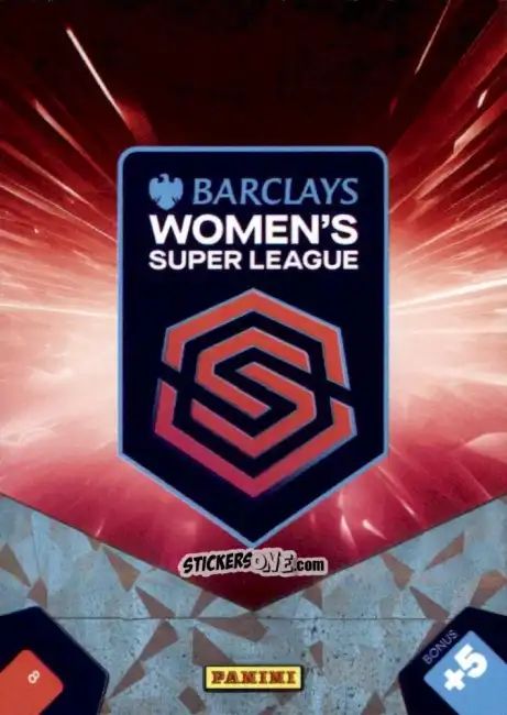 Figurina WSL Logo - Barclays Women’s Super League 2025. Adrenalyn XL
 n. 8 - Panini