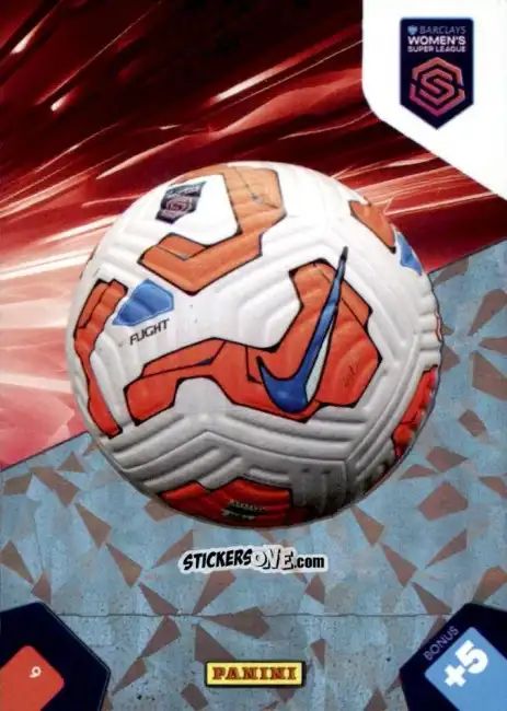Figurina WSL Ball - Barclays Women’s Super League 2025. Adrenalyn XL
 n. 9 - Panini
