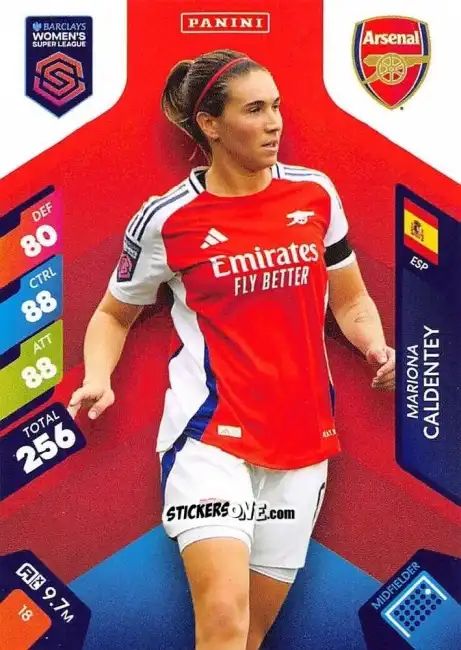 Cromo Mariona Caldentey - Barclays Women’s Super League 2025. Adrenalyn XL
 n. 18 - Panini