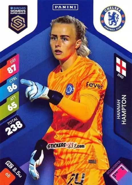 Sticker Hannah Hampton - Barclays Women’s Super League 2025. Adrenalyn XL
 n. 65 - Panini