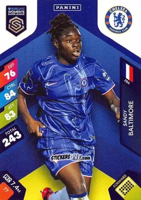 Sticker Sandy Baltimore - Barclays Women’s Super League 2025. Adrenalyn XL
 n. 77 - Panini