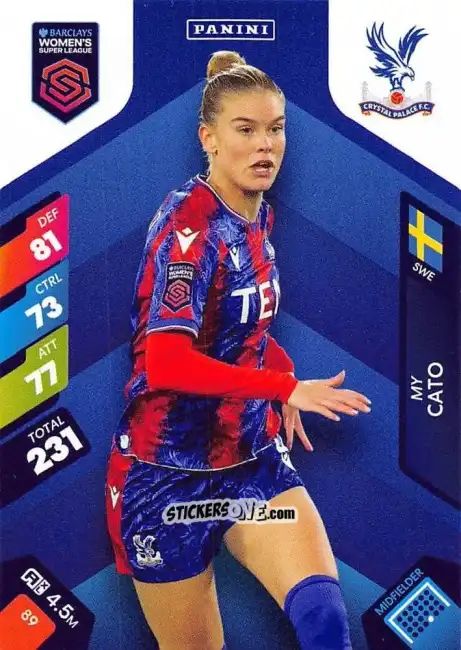 Cromo My Cato - Barclays Women’s Super League 2025. Adrenalyn XL
 n. 89 - Panini
