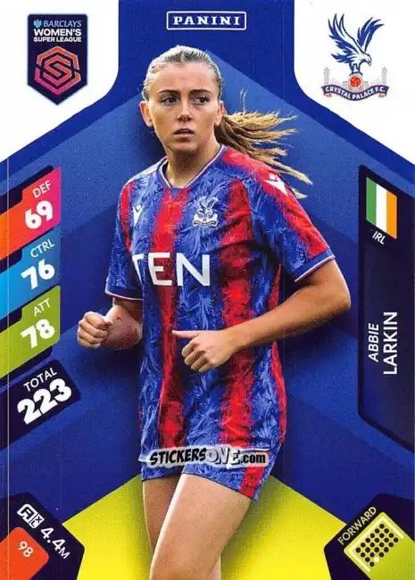 Cromo Abbie Larkin - Barclays Women’s Super League 2025. Adrenalyn XL
 n. 98 - Panini