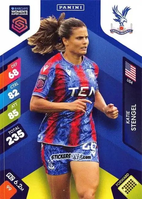 Cromo Katie Stengel - Barclays Women’s Super League 2025. Adrenalyn XL
 n. 99 - Panini