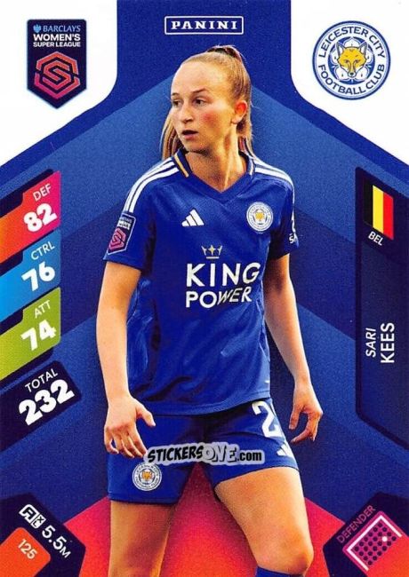 Sticker Sari Kees - Barclays Women’s Super League 2025. Adrenalyn XL
 n. 125 - Panini