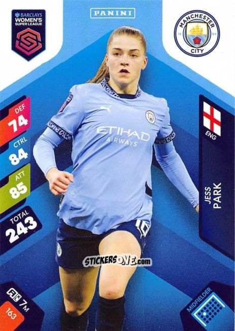 Sticker Jess Park - Barclays Women’s Super League 2025. Adrenalyn XL
 n. 163 - Panini