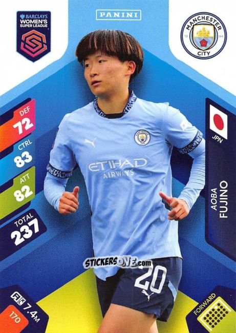 Cromo Aoba Fujino - Barclays Women’s Super League 2025. Adrenalyn XL
 n. 170 - Panini