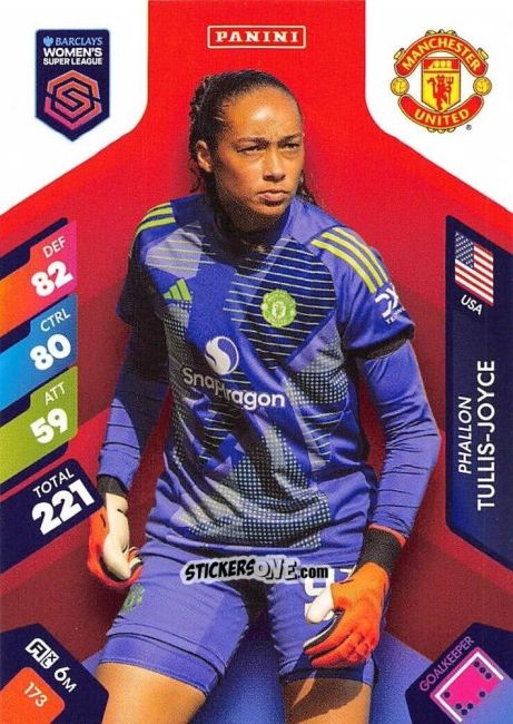 Figurina Phallon Tullis-Joyce - Barclays Women’s Super League 2025. Adrenalyn XL
 n. 173 - Panini