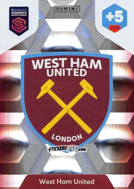 Cromo Club Badge - Barclays Women’s Super League 2025. Adrenalyn XL
 n. 208 - Panini