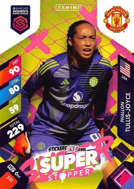Sticker PhaIIon TuIIis-Joyce - Barclays Women’s Super League 2025. Adrenalyn XL
 n. 231 - Panini