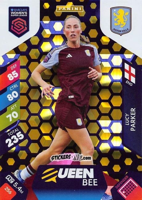 Cromo Lucy Parker - Barclays Women’s Super League 2025. Adrenalyn XL
 n. 256 - Panini