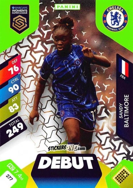 Sticker Sandy Baltimore - Barclays Women’s Super League 2025. Adrenalyn XL
 n. 277 - Panini