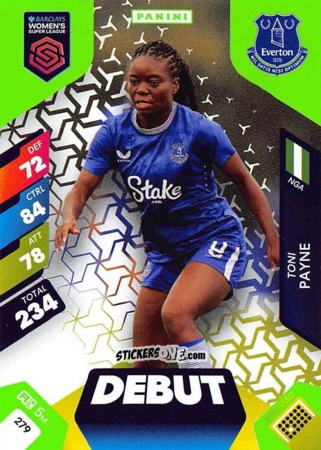 Sticker Heather Payne - Barclays Women’s Super League 2025. Adrenalyn XL
 n. 279 - Panini