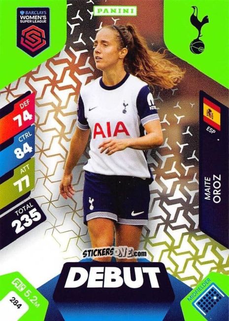 Cromo Maite Oroz - Barclays Women’s Super League 2025. Adrenalyn XL
 n. 284 - Panini
