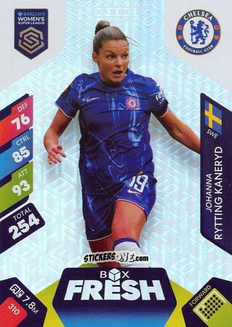 Sticker Johanna Rytting Kaneryd - Barclays Women’s Super League 2025. Adrenalyn XL
 n. 310 - Panini