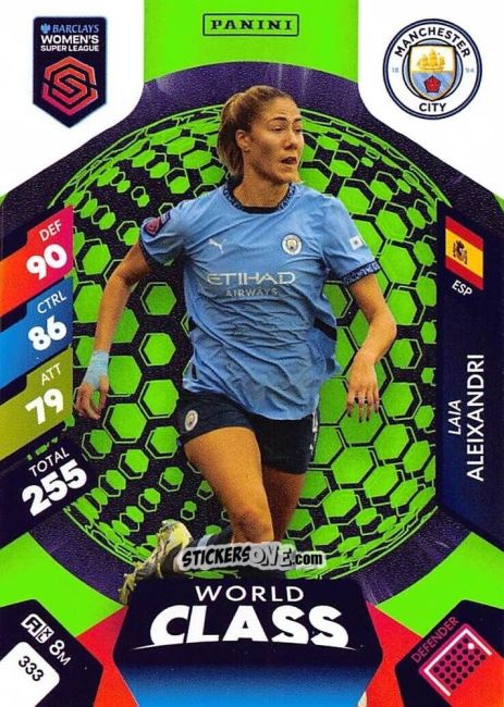 Cromo Laia Aleixandri - Barclays Women’s Super League 2025. Adrenalyn XL
 n. 333 - Panini