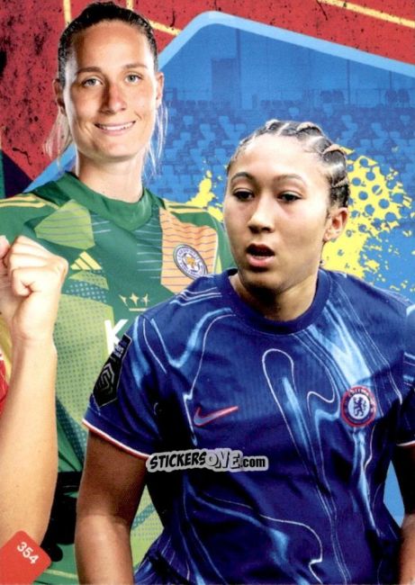 Figurina Puzzle 3 - Barclays Women’s Super League 2025. Adrenalyn XL
 n. 354 - Panini