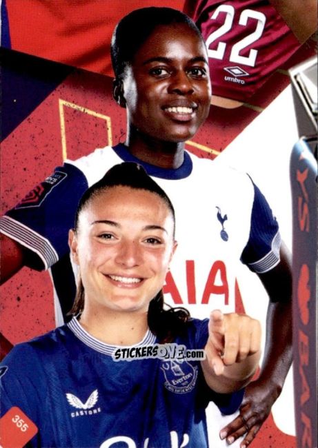 Sticker Puzzle 4 - Barclays Women’s Super League 2025. Adrenalyn XL
 n. 355 - Panini
