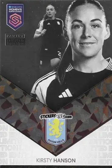 Sticker Kirsty Hanson - Barclays Women’s Super League 2025. Adrenalyn XL
 n. LE-KH - Panini