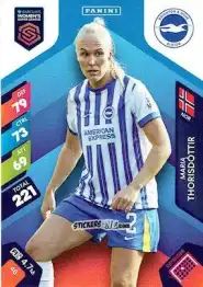 Cromo Maria Thorisdottir - Barclays Women’s Super League 2025. Adrenalyn XL
 n. 48 - Panini