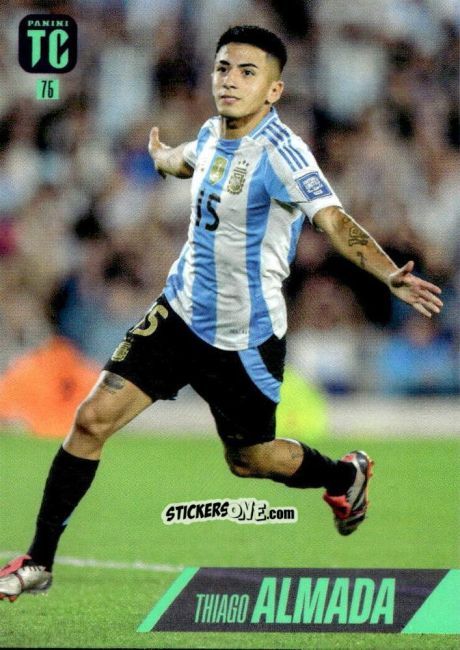Sticker Thiago Almada - FIFA Top Class 2025
 n. 75 - Panini