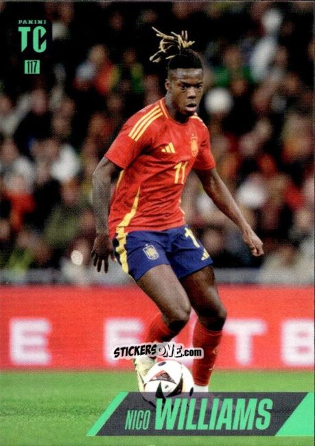 Figurina Nico Williams - FIFA Top Class 2025
 n. 117 - Panini
