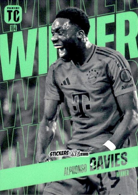 Cromo Alphonso Davies - FIFA Top Class 2025
 n. 184 - Panini