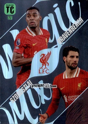Figurina Ryan Gravenberch / Dominik Szoboszlai - FIFA Top Class 2025
 n. 217 - Panini