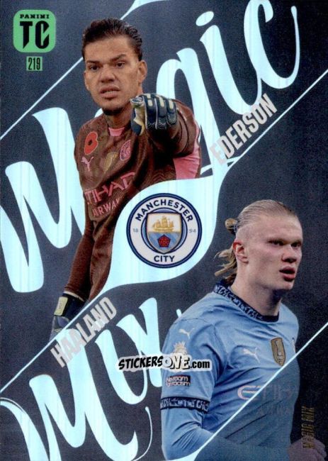 Figurina Ederson / Erling Haaland - FIFA Top Class 2025
 n. 219 - Panini
