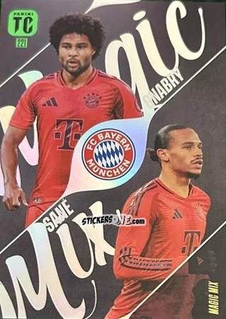 Figurina Serge Gnabry / Leroy Sané - FIFA Top Class 2025
 n. 221 - Panini