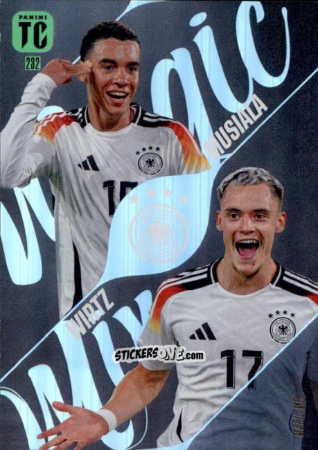 Cromo Jamal Musiala / Florian Wirtz - FIFA Top Class 2025
 n. 232 - Panini