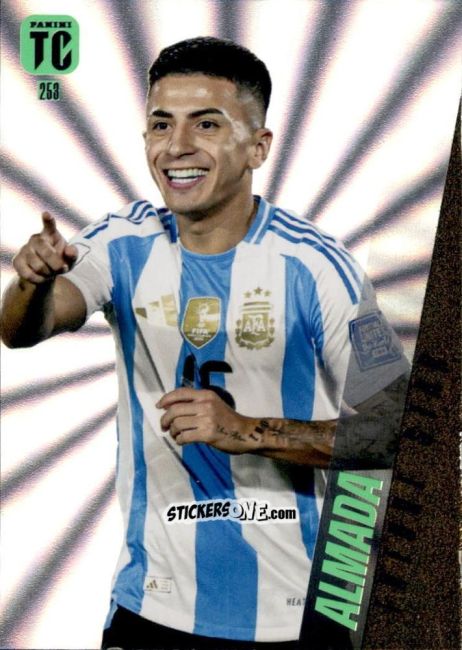 Sticker Thiago Almada - FIFA Top Class 2025
 n. 253 - Panini