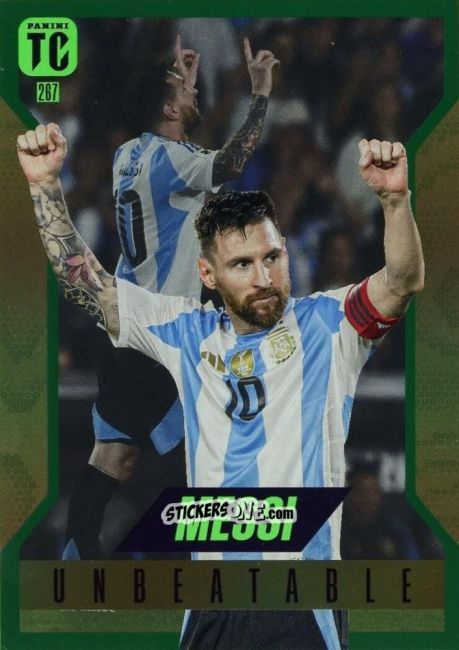 Cromo Lionel Messi - FIFA Top Class 2025
 n. 267gl - Panini