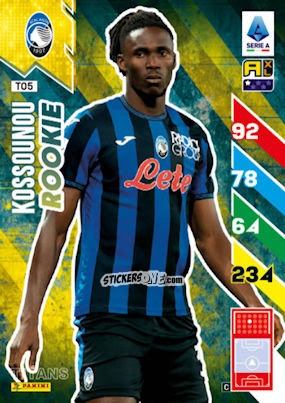 Cromo Odilon Kossounou - Calciatori 2024-2025. Adrenalyn XL TITANS
 n. T5 - Panini