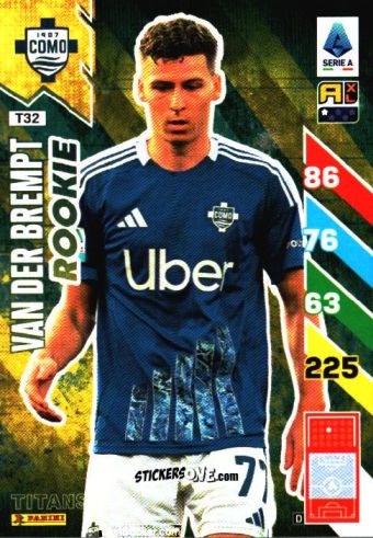 Sticker Ignace van der Brempt - Calciatori 2024-2025. Adrenalyn XL TITANS
 n. T32 - Panini