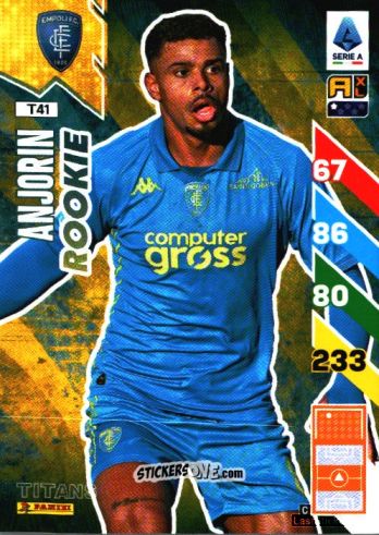 Cromo Tino Anjorin - Calciatori 2024-2025. Adrenalyn XL TITANS
 n. T41 - Panini