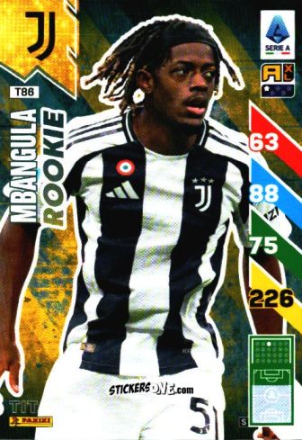 Figurina Samuel Mbangula - Calciatori 2024-2025. Adrenalyn XL TITANS
 n. T86 - Panini
