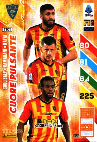 Cromo Lassana CouIibaIy / YIber Ramadani / Hamza Rafia - Calciatori 2024-2025. Adrenalyn XL TITANS
 n. T101 - Panini