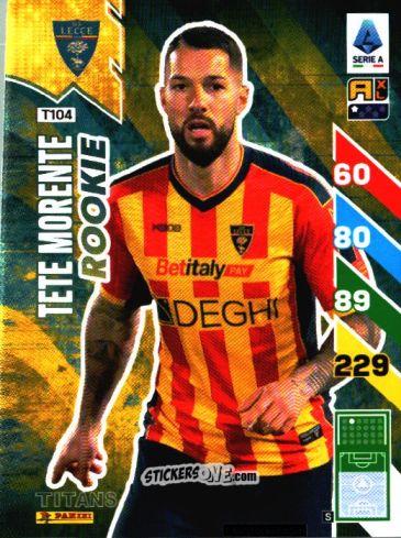 Sticker Tete Morente - Calciatori 2024-2025. Adrenalyn XL TITANS
 n. T104 - Panini