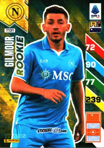 Sticker Billy Gilmour - Calciatori 2024-2025. Adrenalyn XL TITANS
 n. T131 - Panini