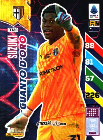 Cromo Zion Suzuki - Calciatori 2024-2025. Adrenalyn XL TITANS
 n. T139 - Panini