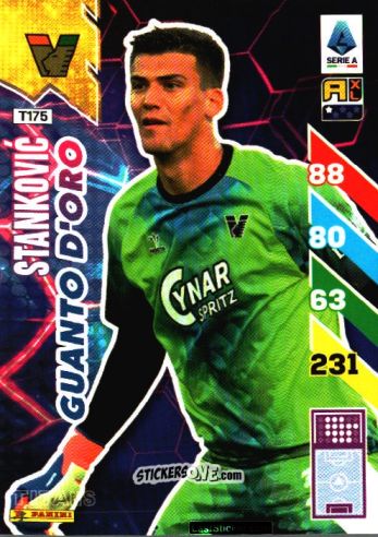 Sticker Filip Stankovic - Calciatori 2024-2025. Adrenalyn XL TITANS
 n. T175 - Panini