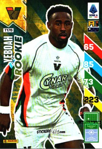 Sticker John Yeboah - Calciatori 2024-2025. Adrenalyn XL TITANS
 n. T176 - Panini