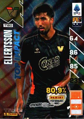 Sticker Mikael Egill Ellertsson - Calciatori 2024-2025. Adrenalyn XL TITANS
 n. T180 - Panini