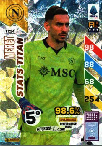 Cromo Alex Meret - Calciatori 2024-2025. Adrenalyn XL TITANS
 n. T224 - Panini