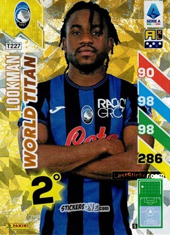 Cromo Ademola Lookman - Calciatori 2024-2025. Adrenalyn XL TITANS
 n. T227 - Panini