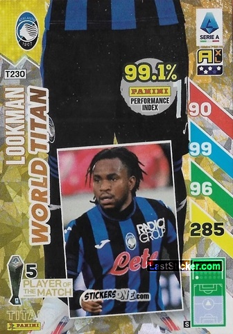 Cromo Ademola Lookman - Calciatori 2024-2025. Adrenalyn XL TITANS
 n. T230 - Panini