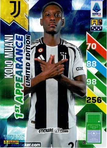 Cromo Randal Kolo Muani - Calciatori 2024-2025. Adrenalyn XL TITANS
 n. LEF2 - Panini